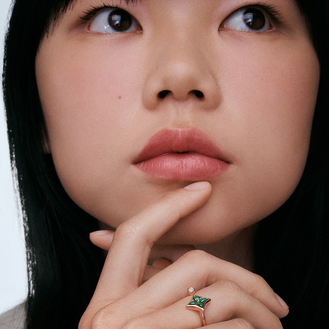 L0vis Vvtt0n Color Blossom Mini Star Ring Pink-Toned For Women Q9S81A