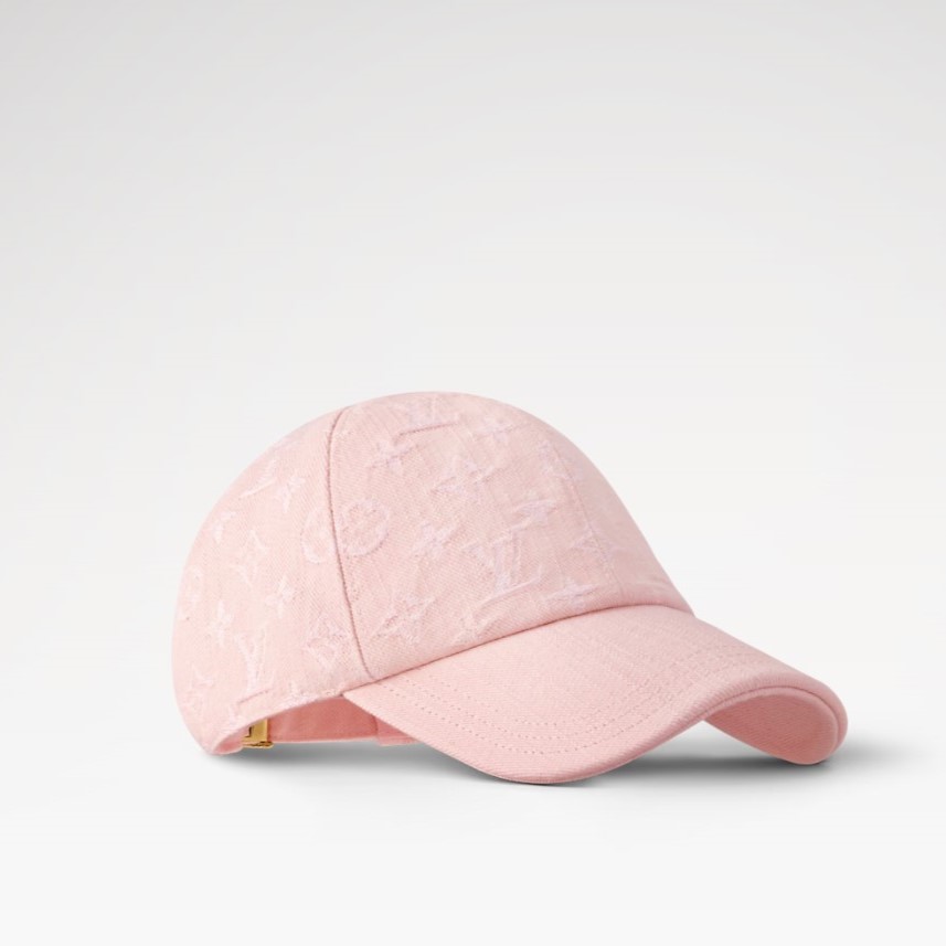 L0vis Vvtt0n Denim Cap Pink For Women M7944M