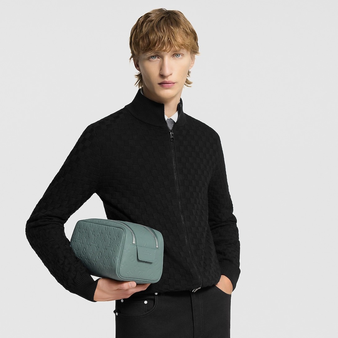 L0vis Vvtt0n Dopp Kit Misty Lake Green 11in/28cm M13978