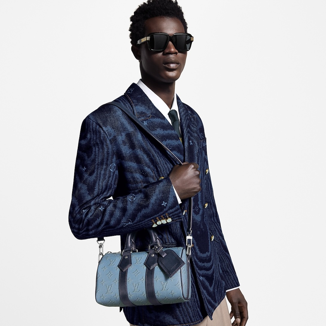 L0vis Vvtt0n Keepall Bandoulière 25 Bags Blue 25cm/9.8in – M14681
