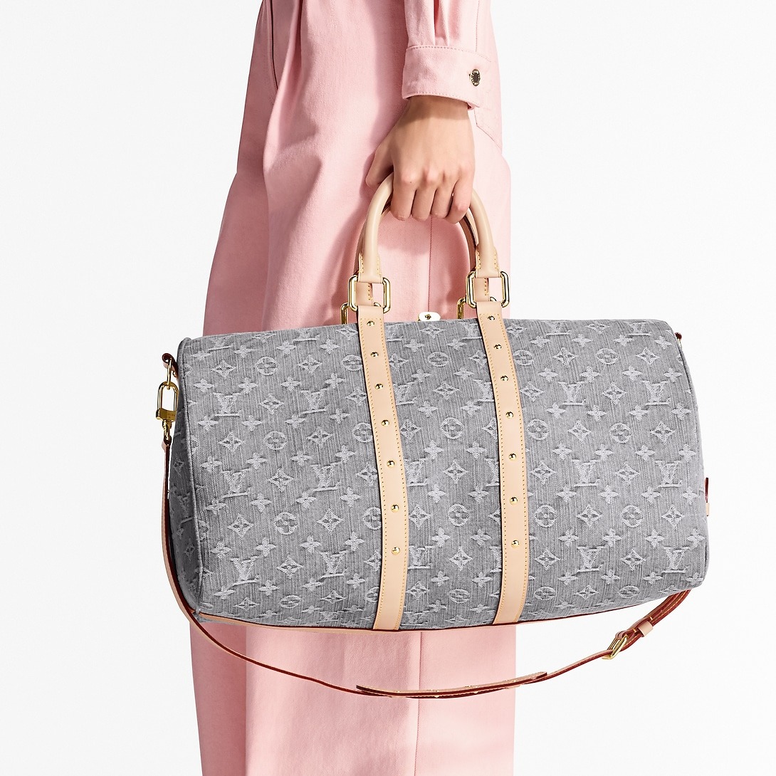L0vis Vvtt0n Keepall Bandoulière 45 Cloudy Gray 17.7in/45cm M13748