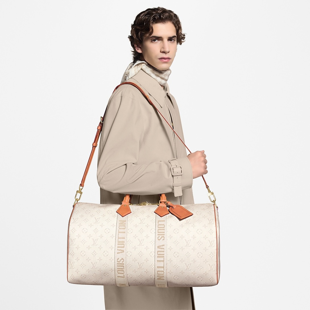 L0vis Vvtt0n Keepall Bandoulière 45 Bags Off-White 45cm/18in – M14838