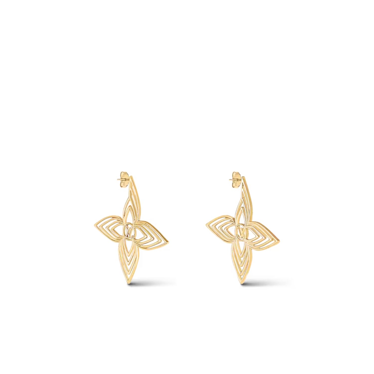 L0vis Vvtt0n Breeze Earrings Gold-Toned For Women – M02659