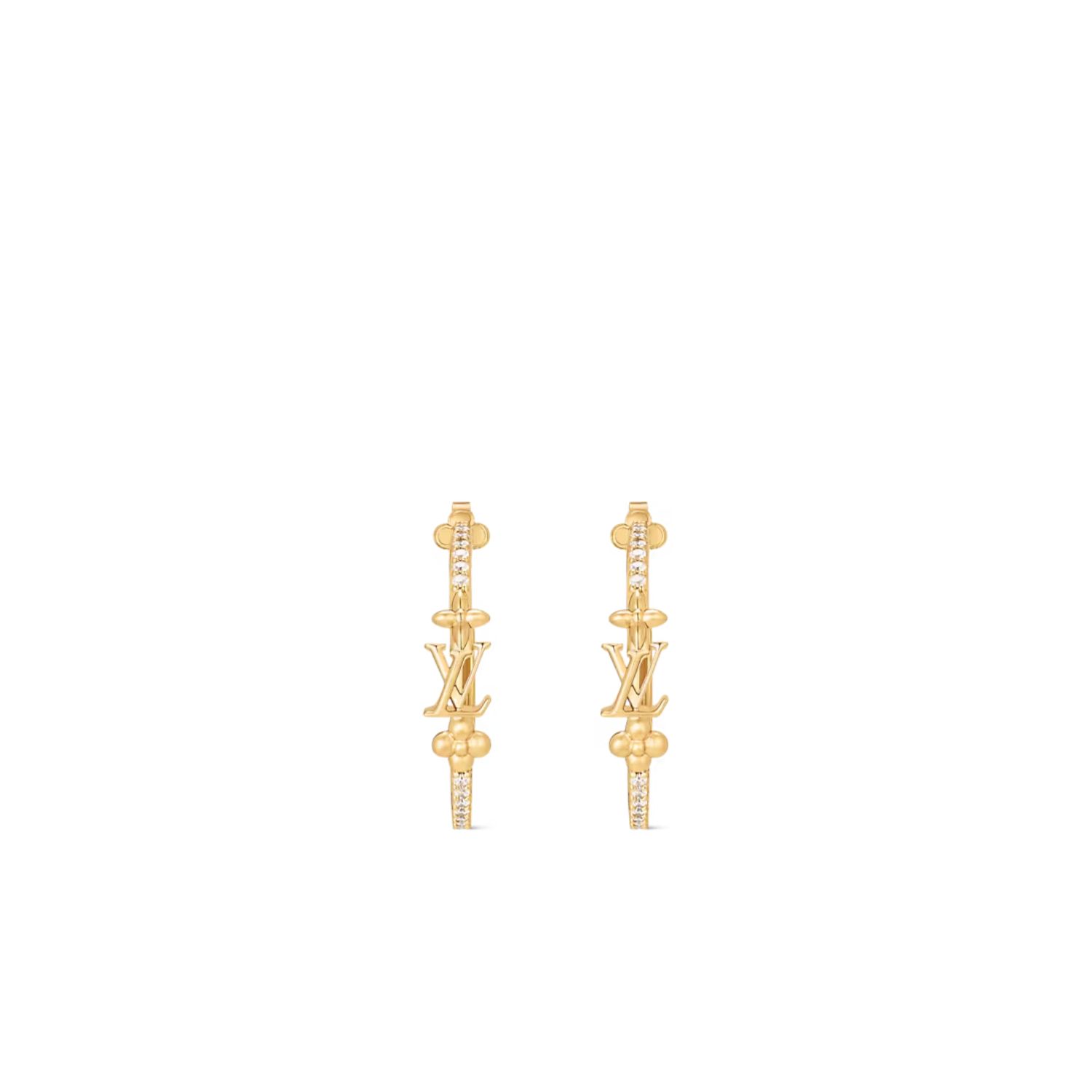 L0vis Vvtt0n Iconic Earrings Gold-Toned For Women – M02303