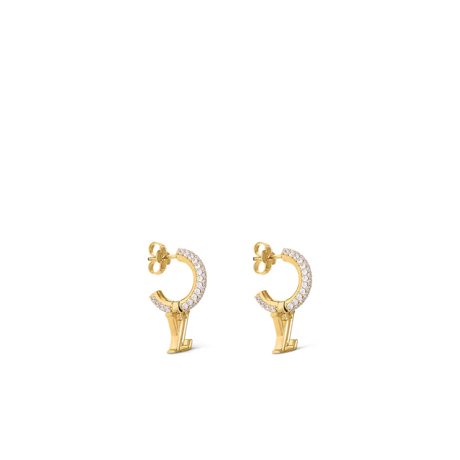 L0vis Vvtt0n Iconic Earrings Gold-Toned For Women – M01732