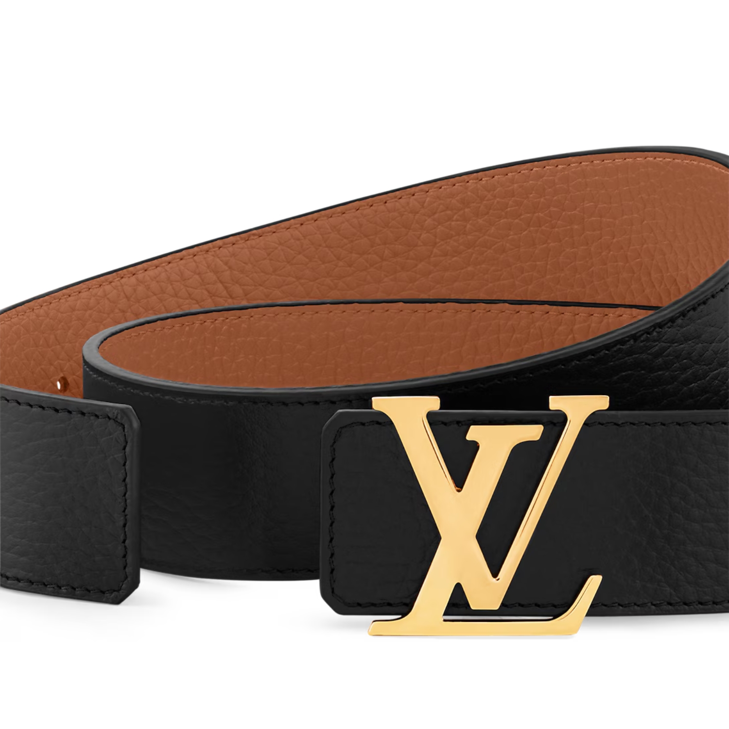 L0vis Vvtt0n LV Initiales Belt 40mm Black For Men M9151U