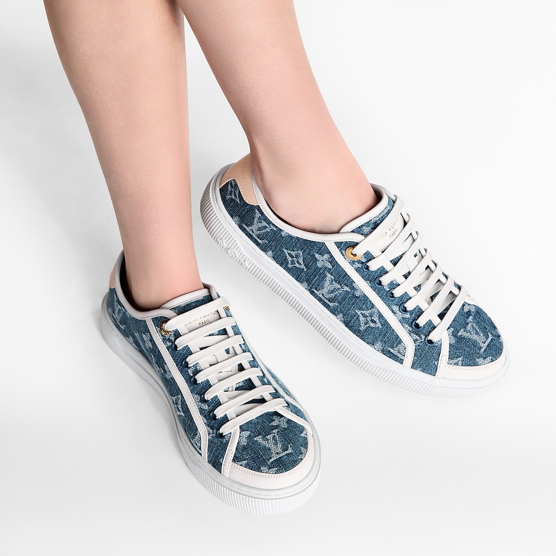 L0vis Vvtt0n LV Lagoon Sneaker Blue For Women 1AGYG4