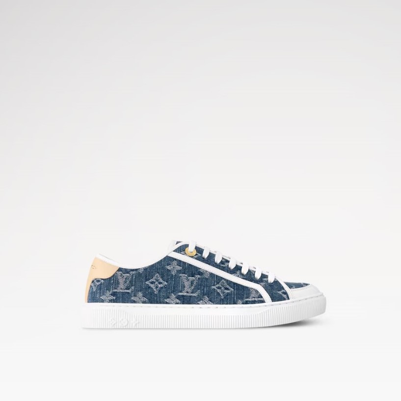 L0vis Vvtt0n LV Lagoon Sneaker Blue For Women 1AGYG4