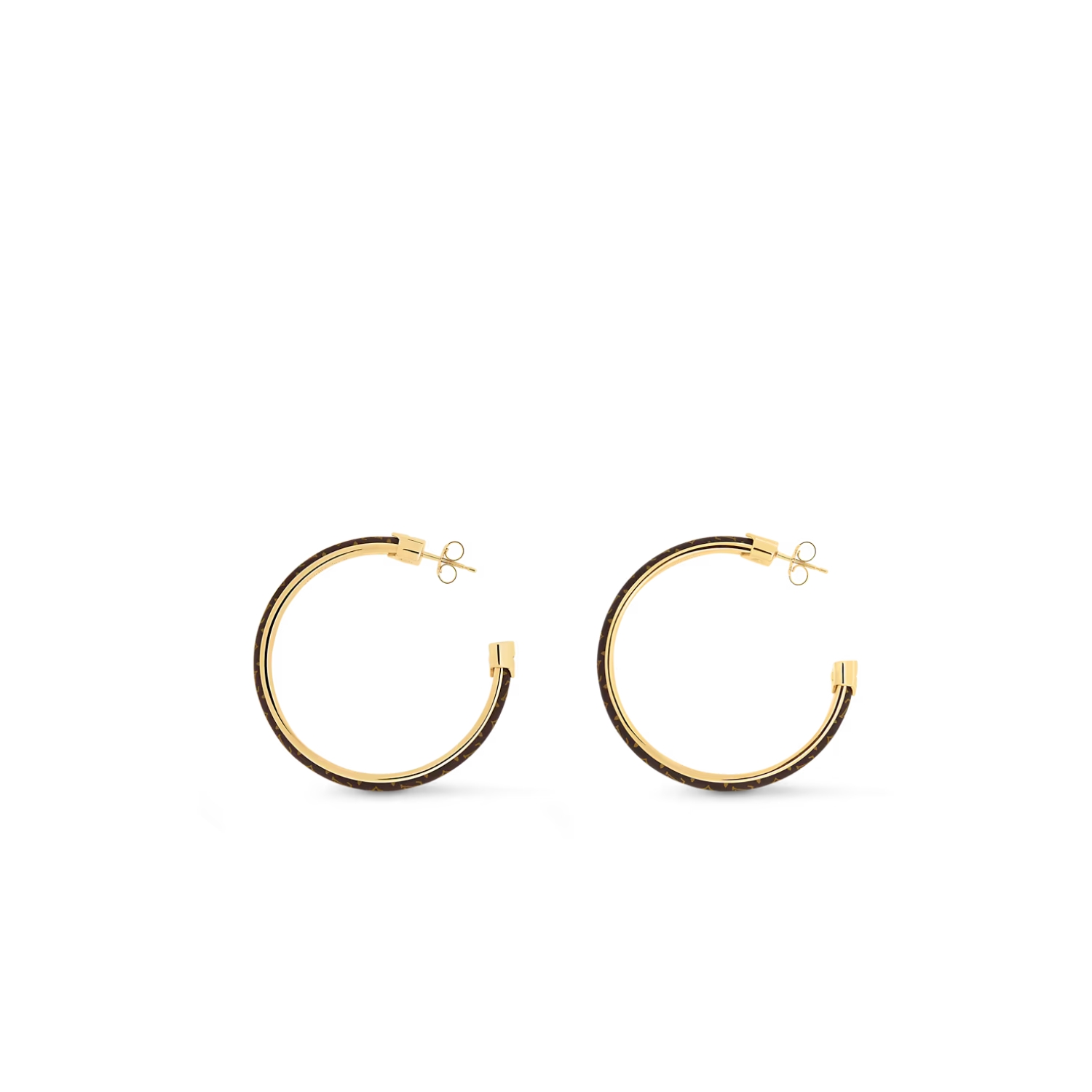 L0vis Vvtt0n LV Signature Earrings Gold-Toned For Women M01627