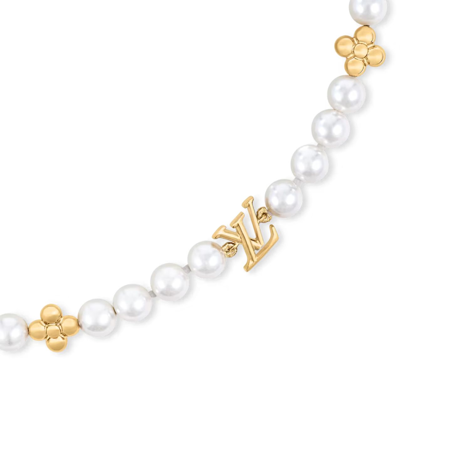 L0vis Vvtt0n My Pearl Necklace Gold-Toned For Women – M01990