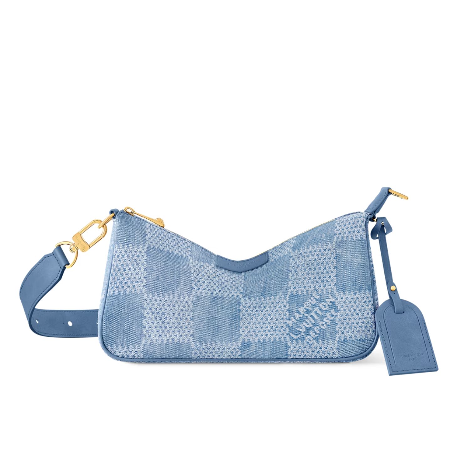 L0vis Vvtt0n Pochette Accessories XL Bag Denim Blue For Men 56cm/22in – N00204