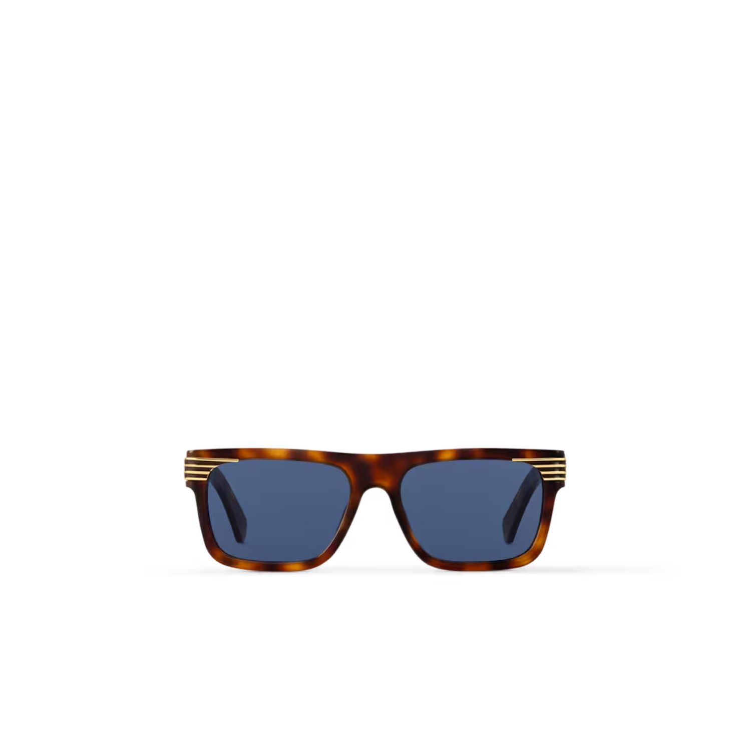 L0vis Vvtt0n Slide Square Sunglasses Chocolate Tortoise For Men – Z2746U