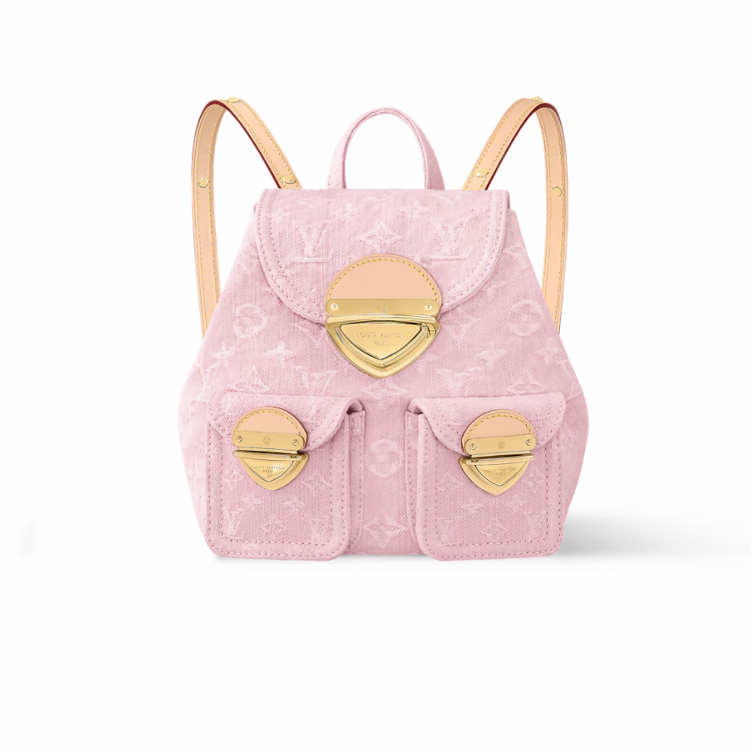 L0vis Vvtt0n Venice Backpack Washed Pink For Women 9.4in/24cm M13031