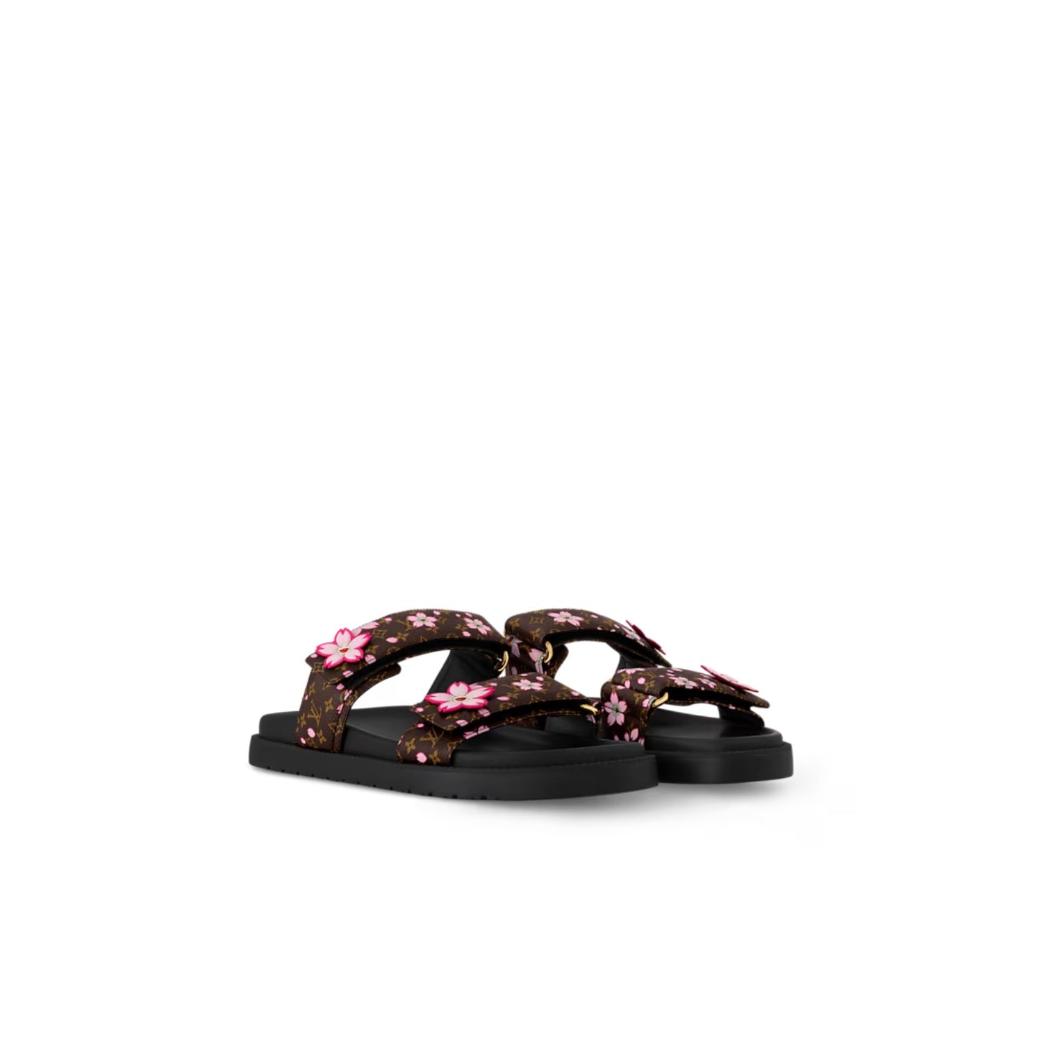 L0vis Vvtt0n LV x TM LV Sunset Flat Comfort Mule Sakura Brown For Women – 1AGVZ2