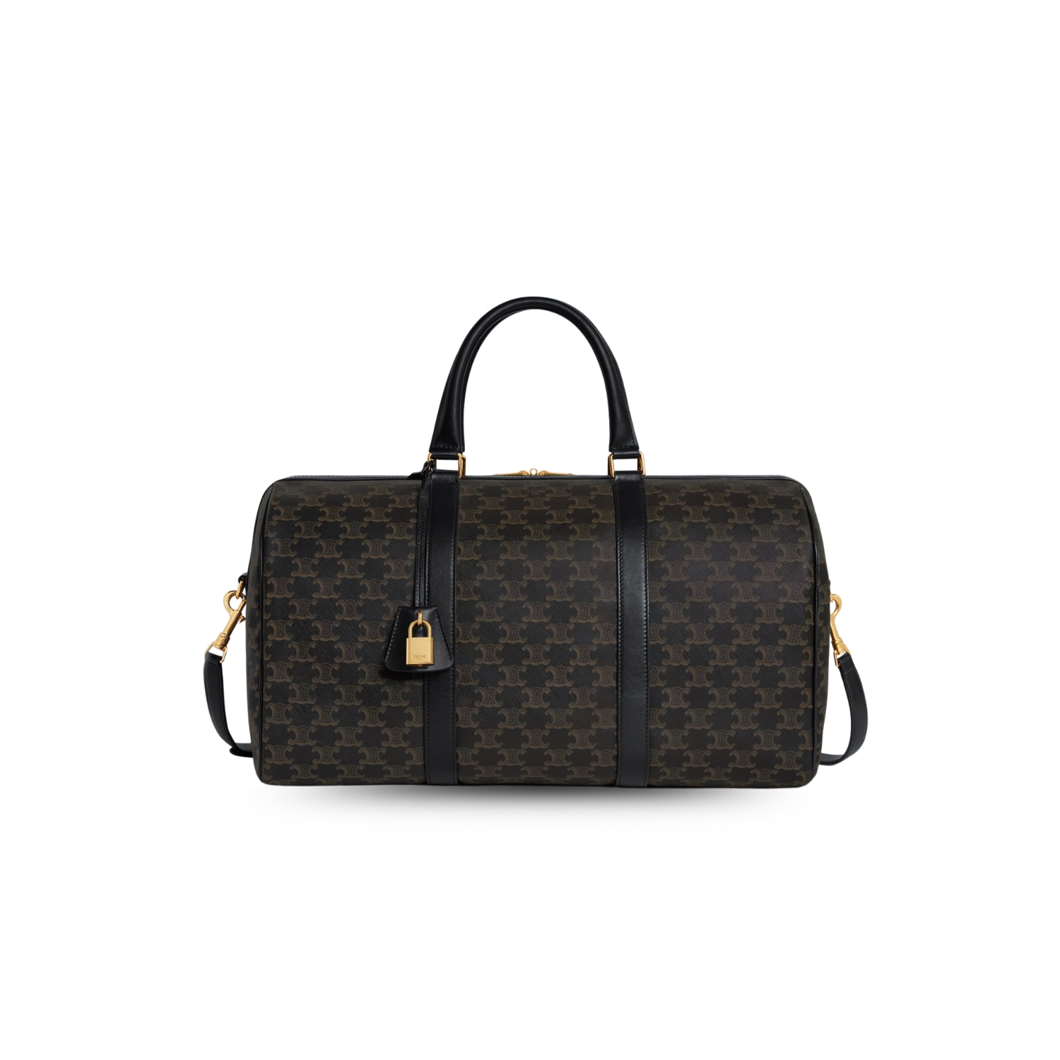 Ce1i*e Medium Travel Bag Black For Men 17.7in/45cm 190662CHI.38NO