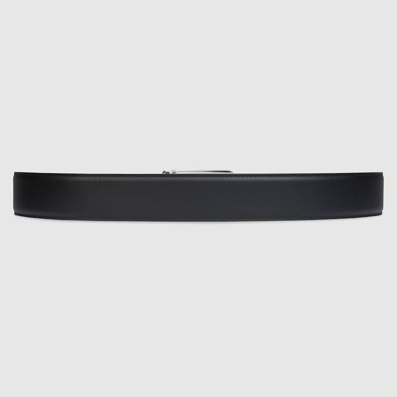 Gvc*1 Reversible Belt 36mm With Square G Buckle Black For Men 626974 AP0BN 1062