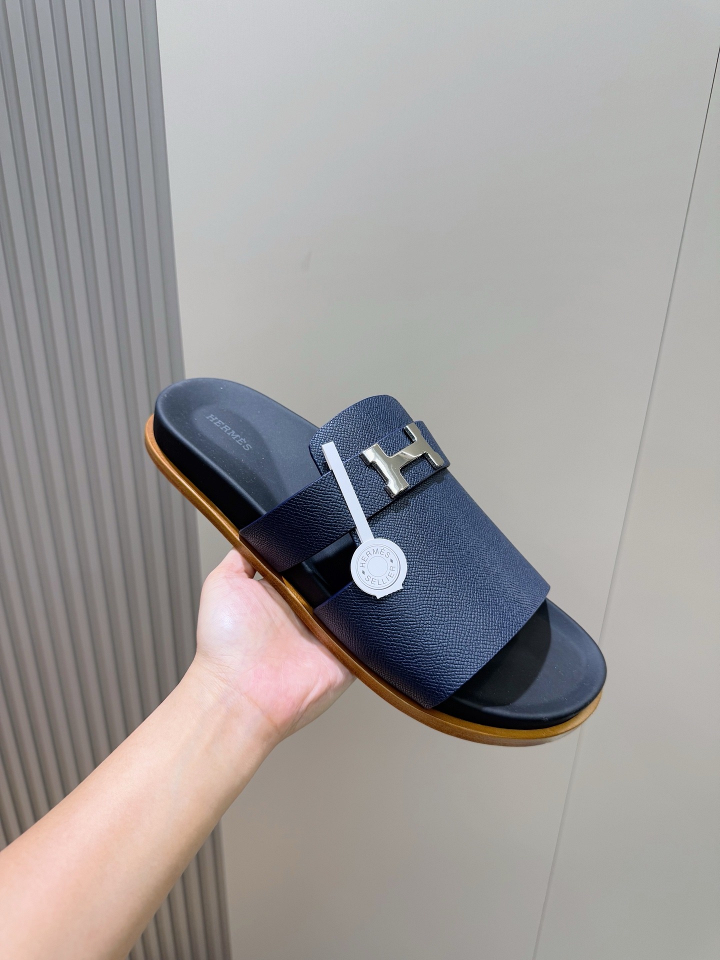 H**me5 Jaures Sandal Navy Blue For Men