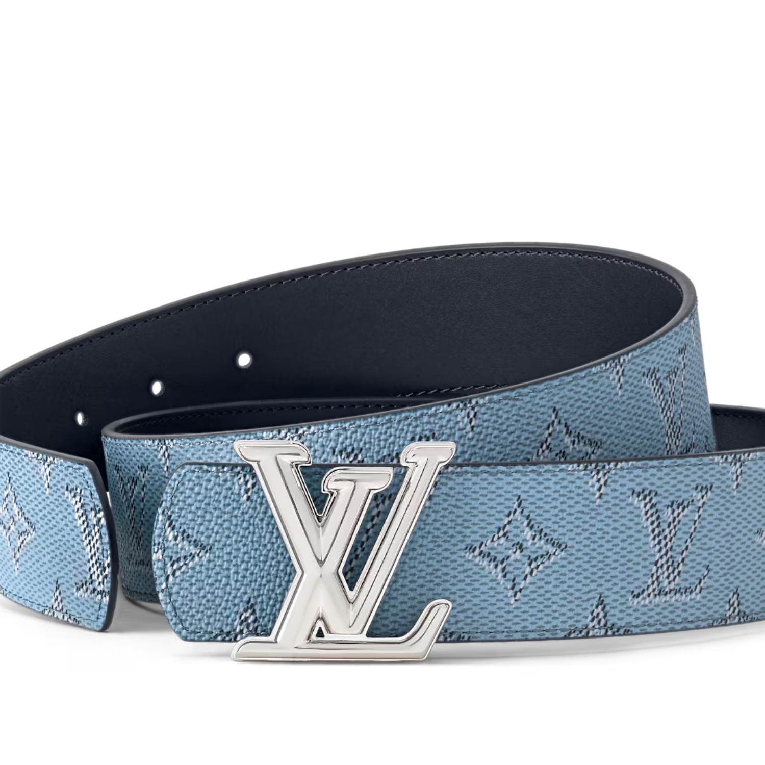 L0vis Vvtt0n LV Dimension 40mm Reversible Belt Blue For Men M4134U