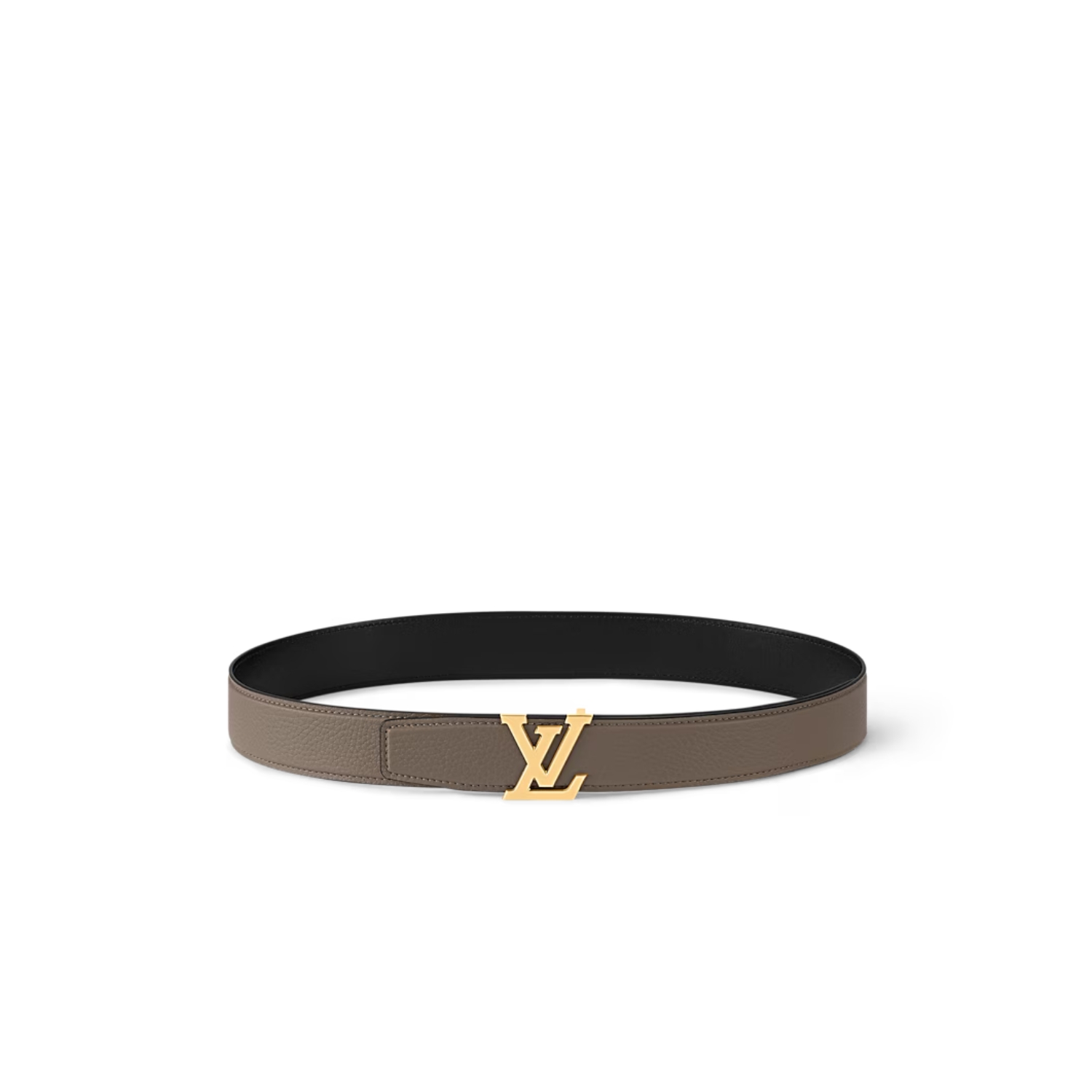 L0vis Vvtt0n LV Heritage 35mm Reversible Belt Taupe/Black For Men M8717V
