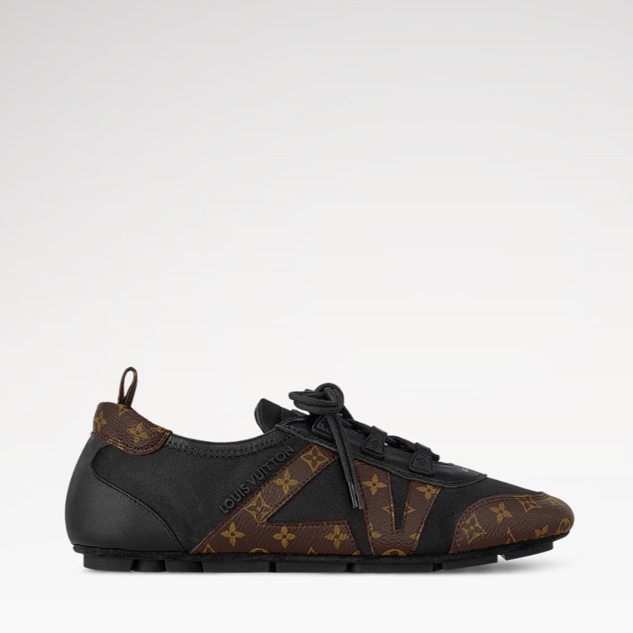 L0vis Vvtt0n LV Sneakerina Black For Women 1AHNDI