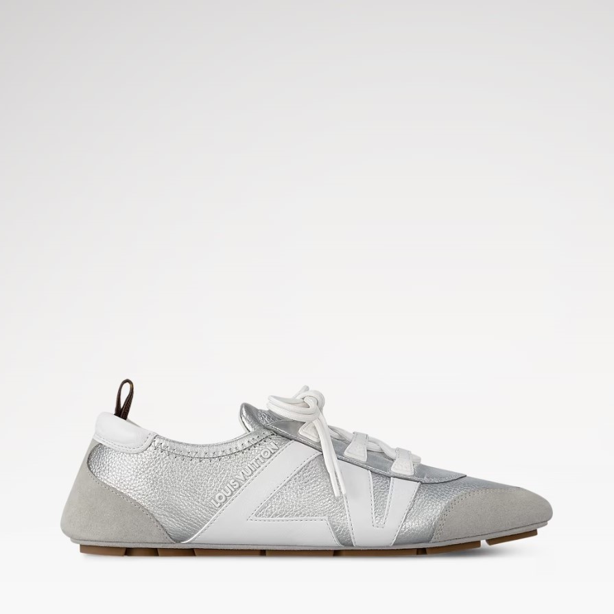 L0vis Vvtt0n LV Sneakerina Silver For Women 1AHOJD