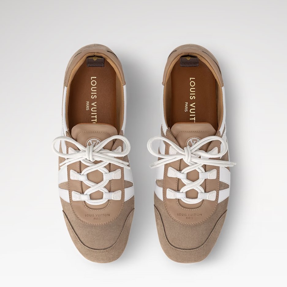 L0vis Vvtt0n LV Sneakerina Hazelnut Brown For Women 1AHNFA