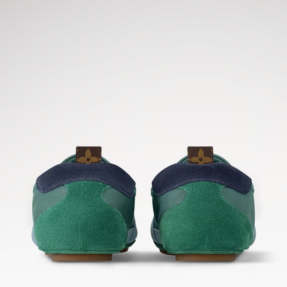 L0vis Vvtt0n LV Sneakerina Green For Women 1AHNDW