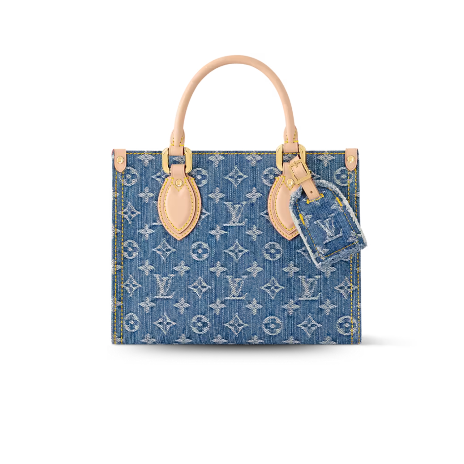 L0vis Vvtt0n OnTheGo PM Denim Blue For Women 9.8in/25cm M14633
