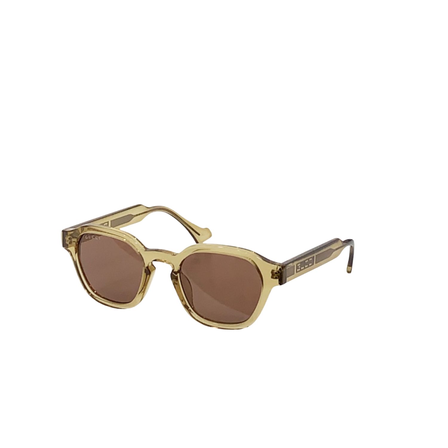 Gvc*1 Transparent Yellow Frame Sunglasses