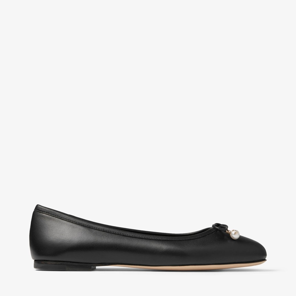 J1m*y Ch00 Elme Flat Black For Women ELMEFLATNAP