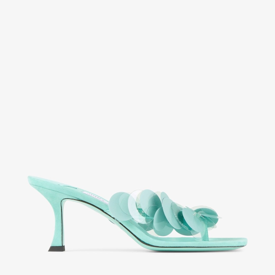 J1m*y Ch00 Freja 70 Aqua Green For Women FREJA70RPQ