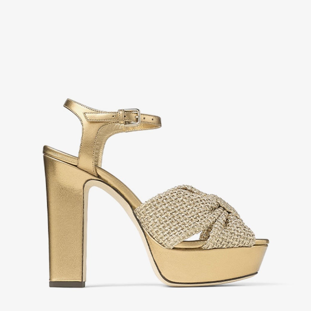 J1m*y Ch00 Heloise 120 Gold For Women HELOISE120GVN