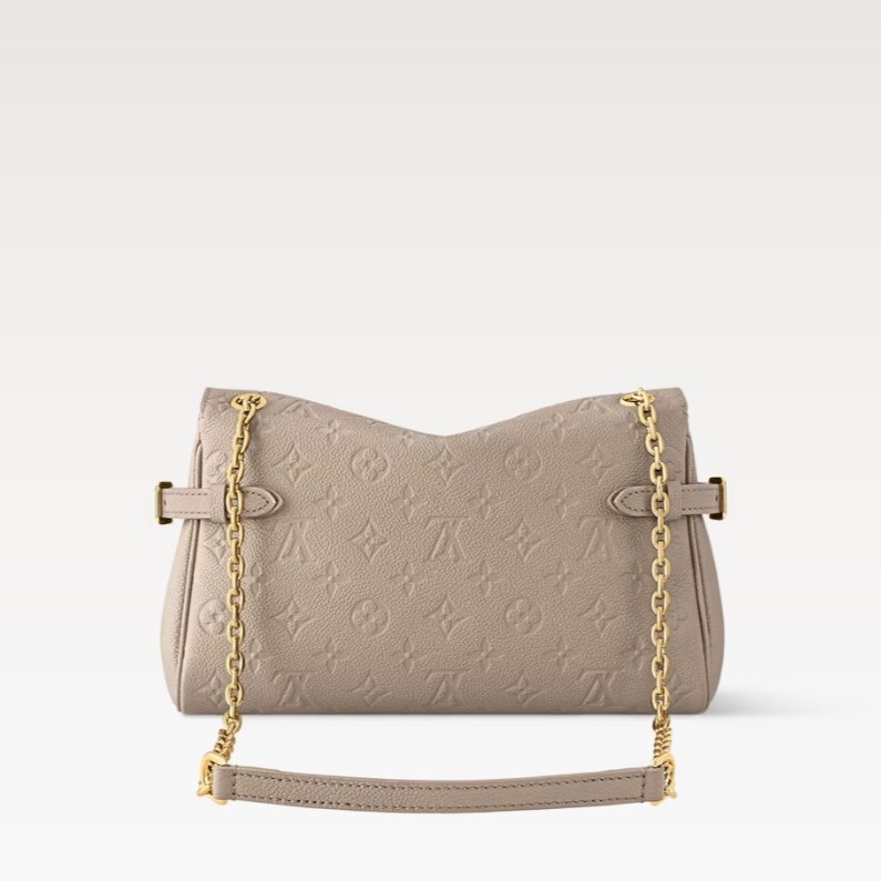 L0vis Vvtt0n Anytime Flap Bag Tourterelle Gray For Women 11.6in/29.5cm M14973