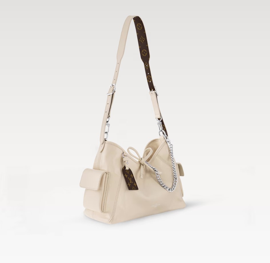 L0vis Vvtt0n CarryAll Cargo Vibe PM Vanille For Women 13.2in/33.5cm M12919