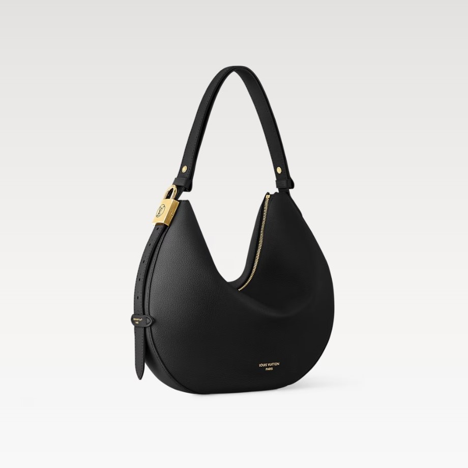 L0vis Vvtt0n Low Key Cookie MM Black For Women 12.6in/32cm M14417