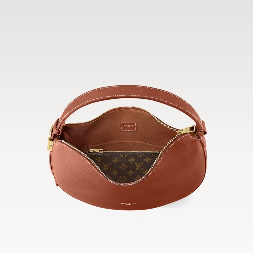 L0vis Vvtt0n Low Key Cookie MM Cognac For Women 12.6in/32cm M14642