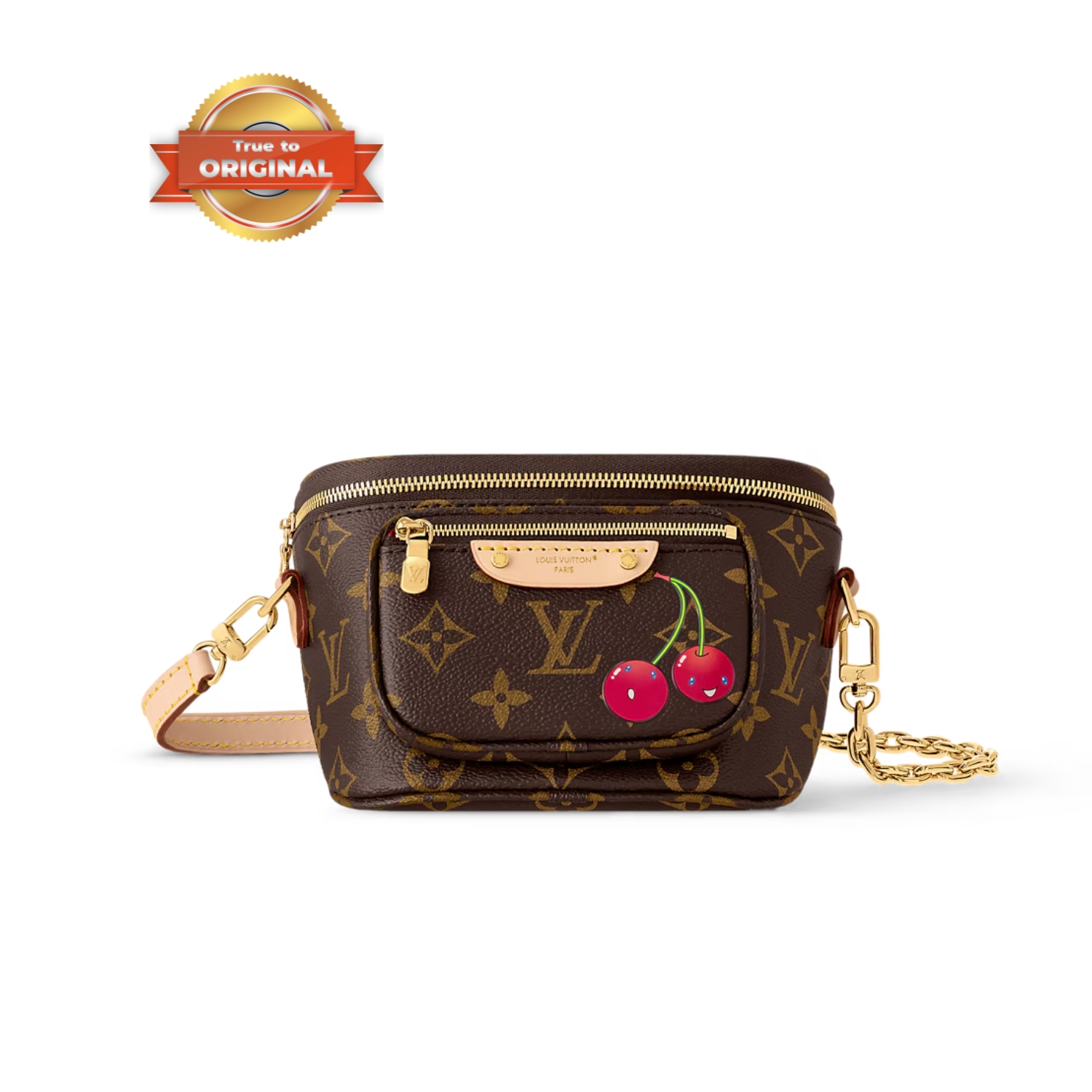 [True-to-ORIGINAL] L0vis Vvtt0n LV x TM Mini Bumbag Monogram For Women 6.7in/17cm M13449
