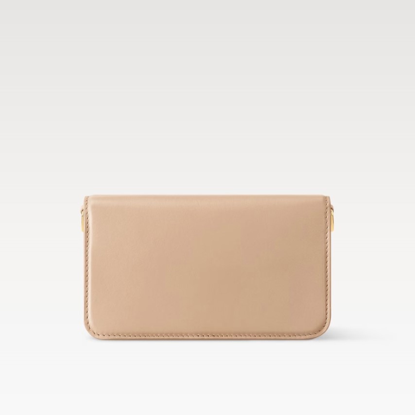 [True-to-ORIGINAL] L0vis Vvtt0n Wallet On Chain LV Bloom Sand For Women 7.9in/20cm M14581