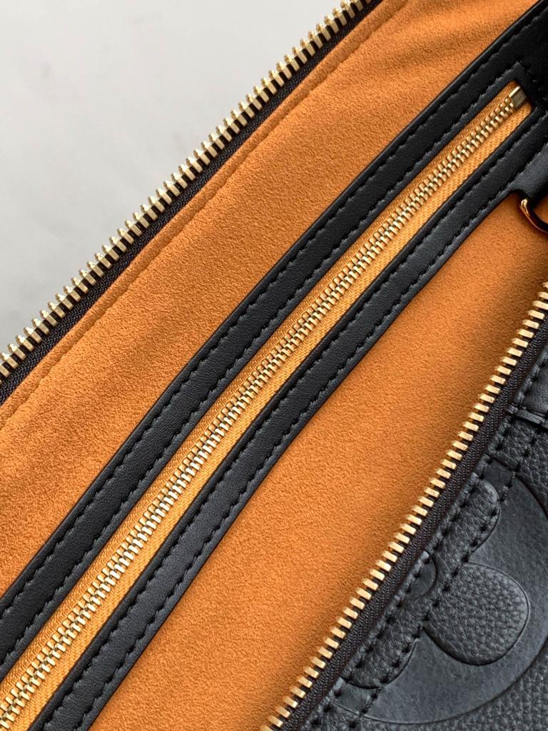 [True-to-ORIGINAL] L0vis Vvtt0n Keepall Bandoulière 45 Bag Black For Men 17,7in/45cm M45532