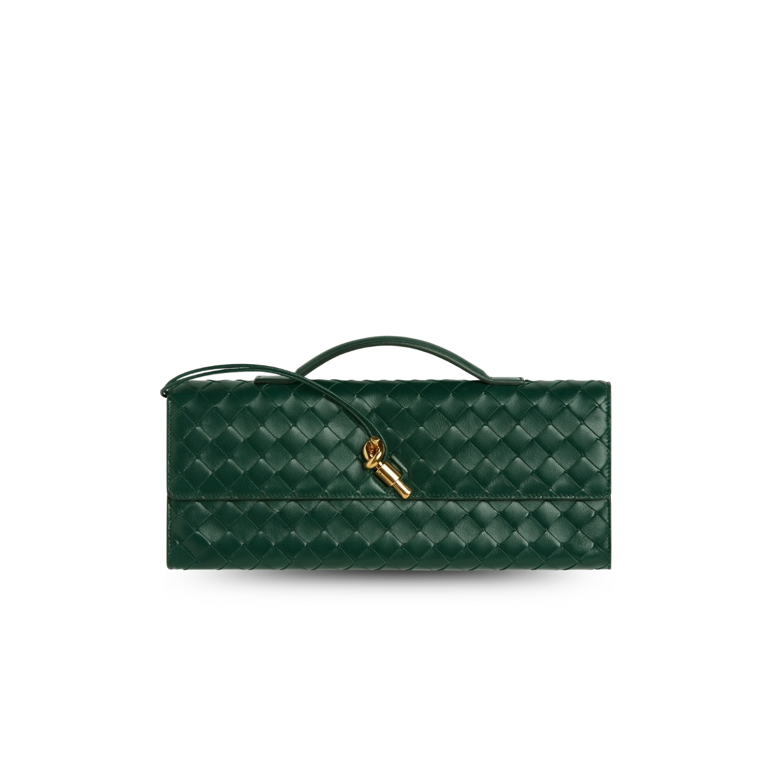 B0tt*ga Ven*ta Andiamo Clutch Emerald Green For Women 31cm/12.2in 741511VCPP33050