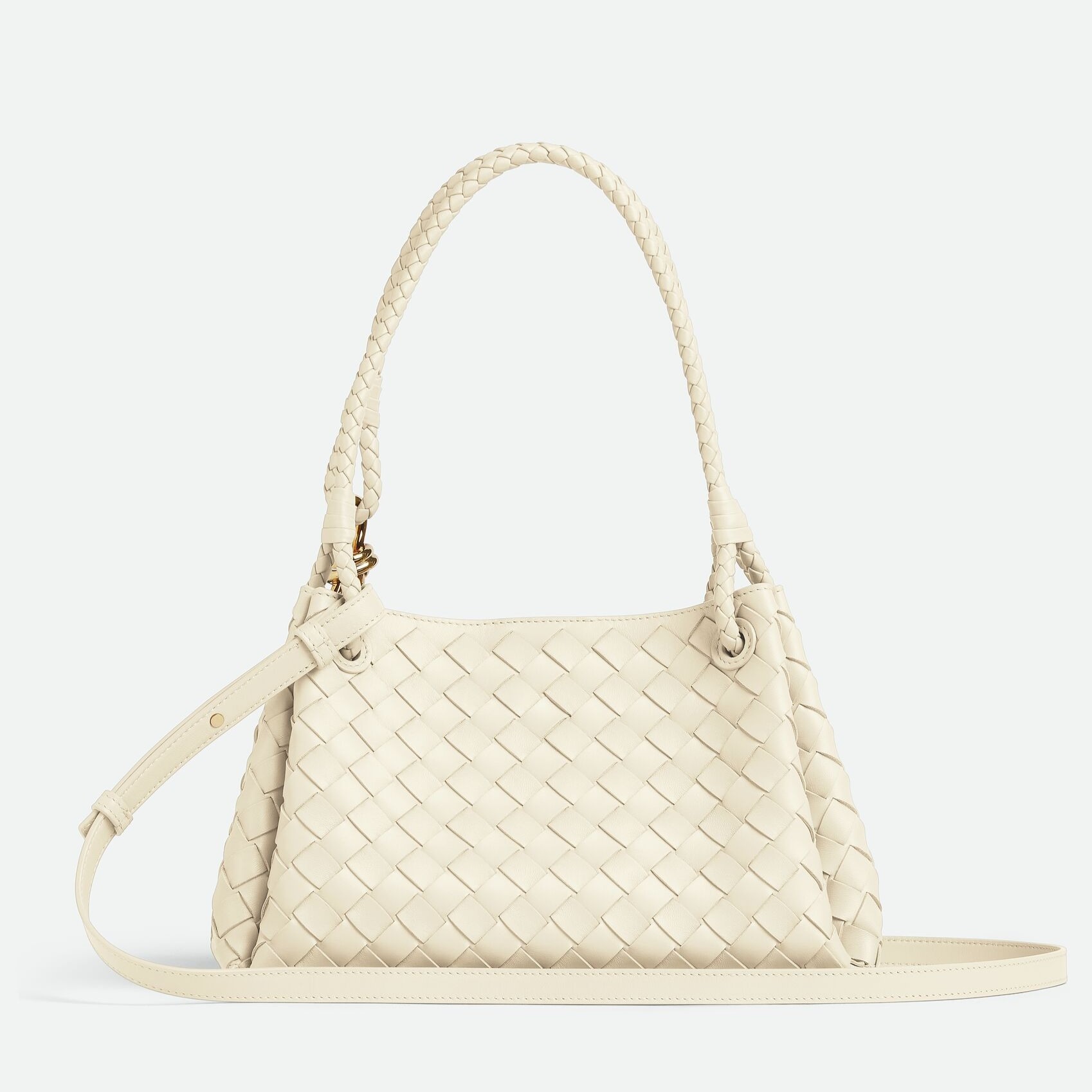 [True-to-ORIGINAL] B0tt*ga Ven*ta Medium Parachute Sea Salt For Women 29.5cm/11.6in 835921VCPPT9195