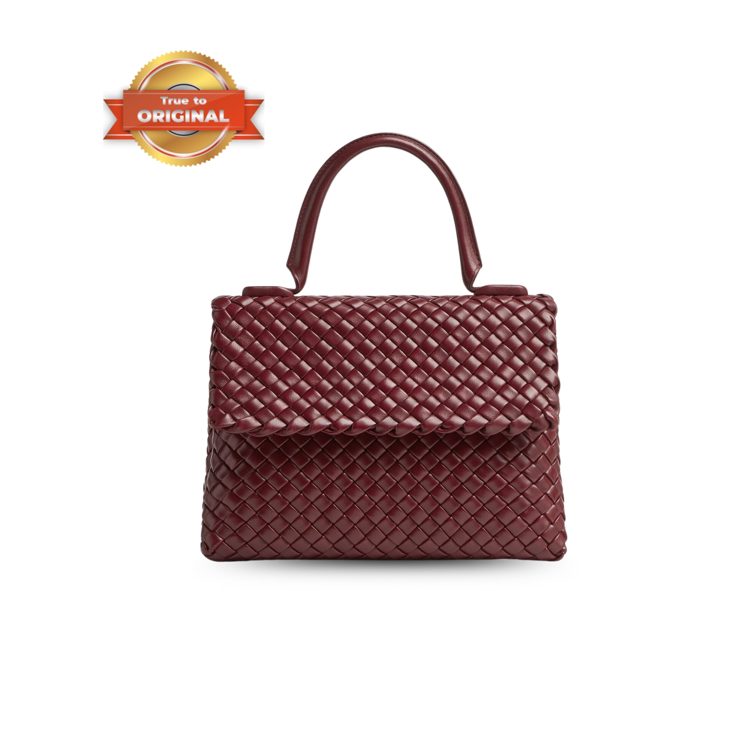 [True-to-ORIGINAL] B0tt*ga Ven*ta Patti Shoulder Bag Cherry For Women 26cm/10.2in 776783V3RG16413