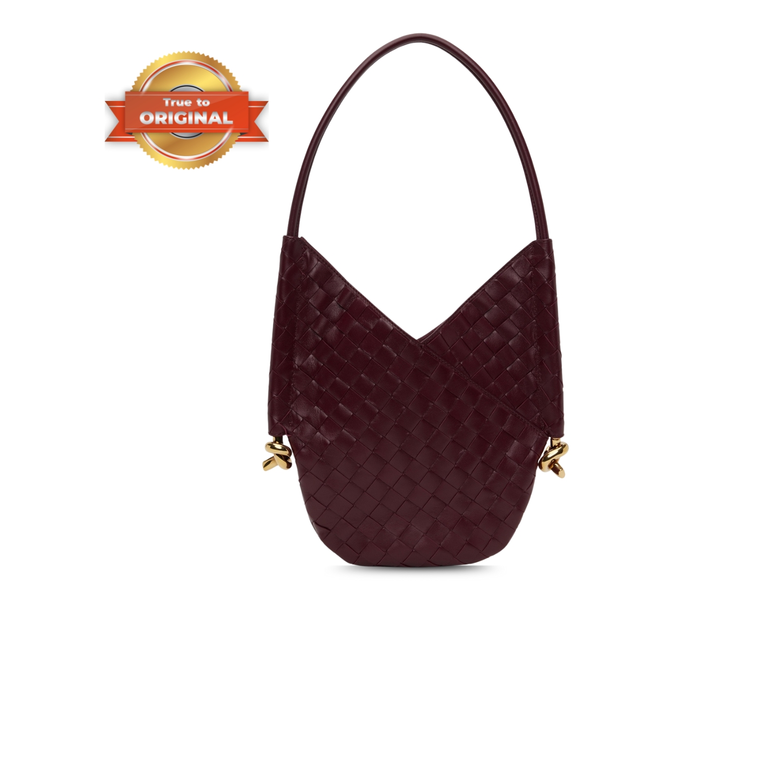[True-to-ORIGINAL] B0tt*ga Ven*ta Small Solstice Burgundy For Women 26cm/10.2in 740898VCPP16413