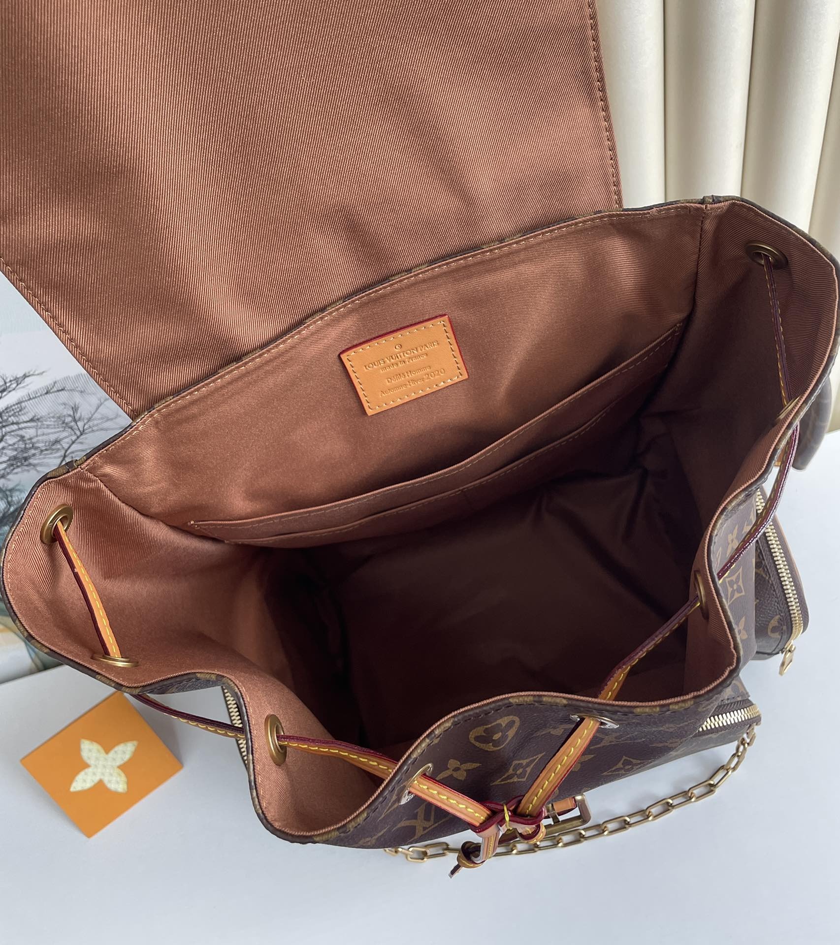 [True-to-ORIGINAL] L0vis Vvtt0n Trio Backpack Monogram Canvas By Virgil Abloh For Men 17.3in/44cm LV M44658