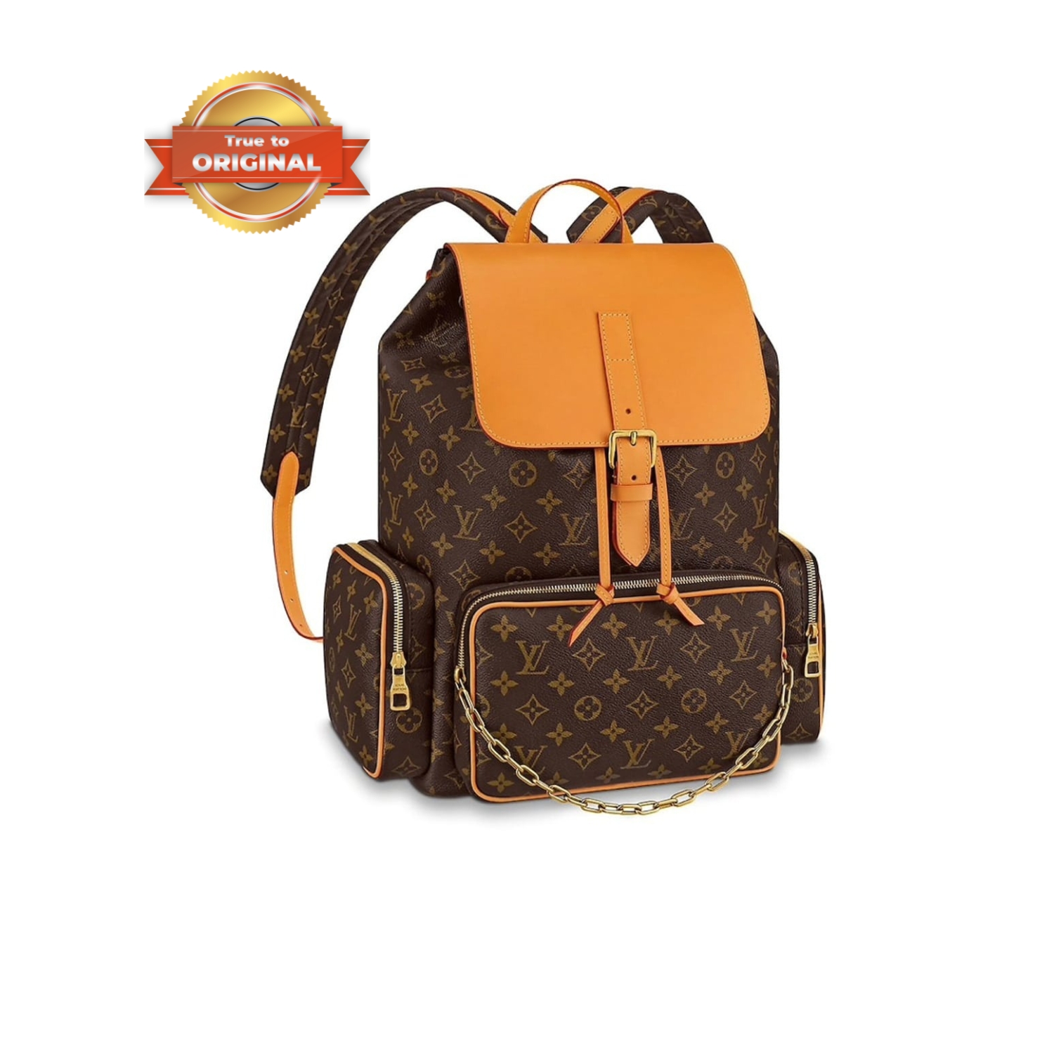 [True-to-ORIGINAL] L0vis Vvtt0n Trio Backpack Monogram Canvas By Virgil Abloh For Men 17.3in/44cm LV M44658