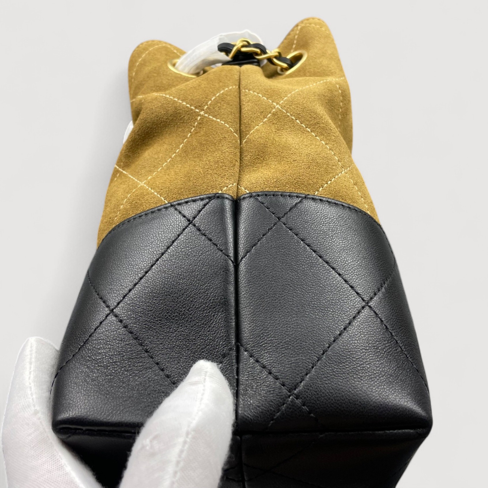 [True-to-ORIGINAL] Ch**el Small Shopping Bag Beige/Black For Women 14.2in/36cm AS5634-B20827-U1536