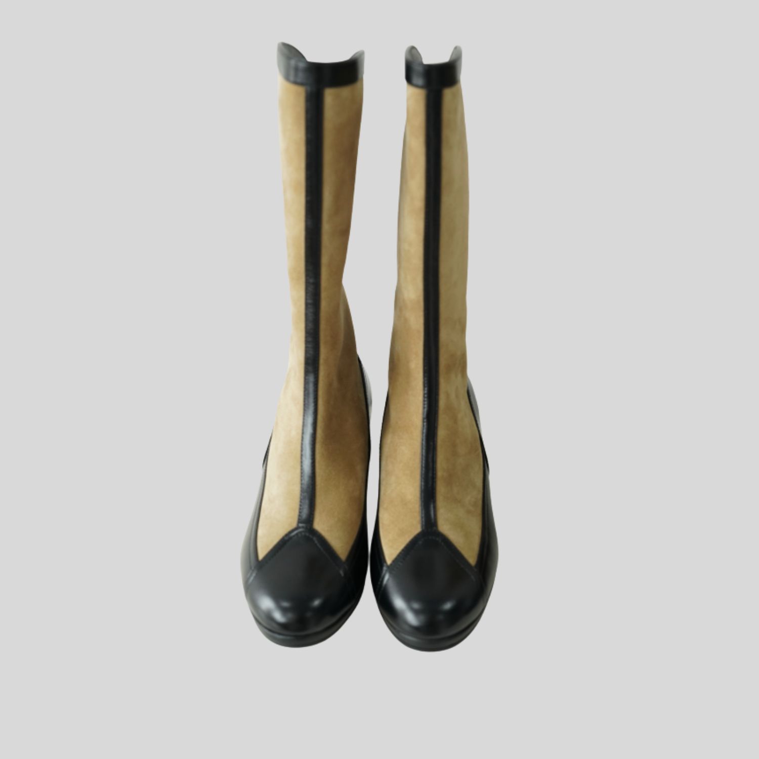 Ch**el High End Handicraft Knee Boots Camel For Women