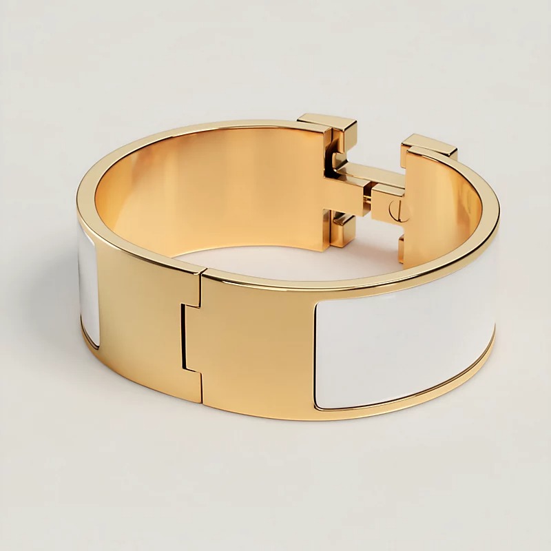 H**me5 Clic Clac H Bracelet Blanc H300001F 31PM