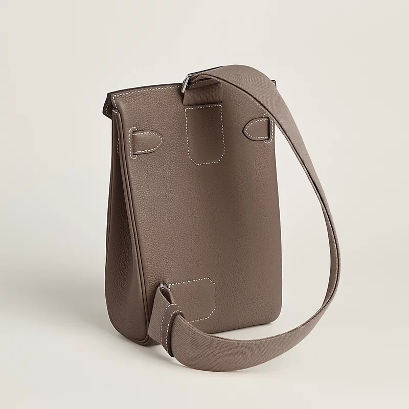 [True-to-ORIGINAL] H**me5 Hac A Dos PM Backpack Étoupe For Men 7.1in/18cm H083589CK18