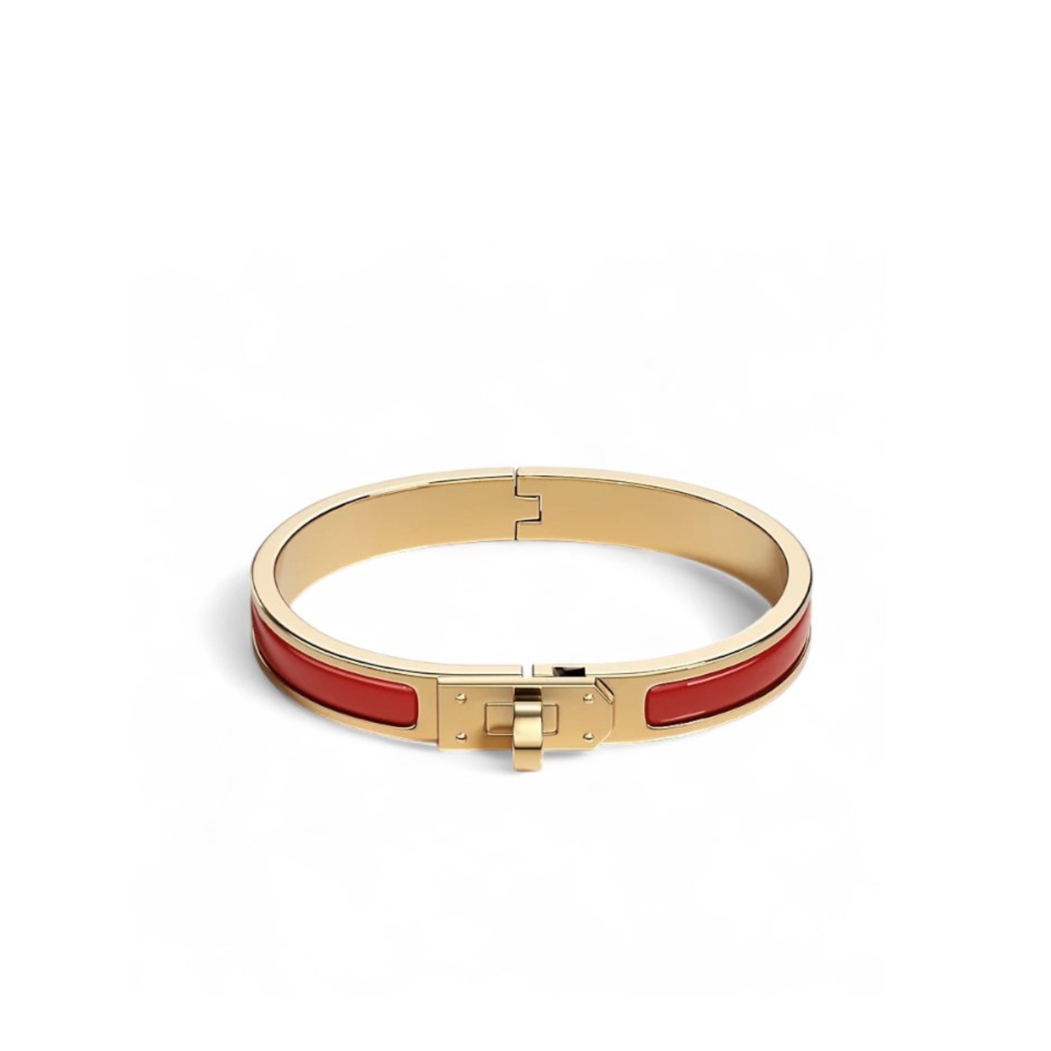 H**me5 Mini Clic Kelly Bracelet Rouge Amarante H200004F 94PM